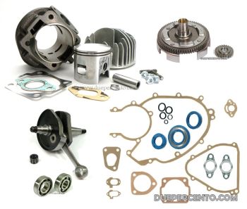 Tuning kit POLINI 102cc con albero cono 19, rapporti 24/72 per Vespa 50/ 50 Special/ ET3/ Primavera/ PK50-125