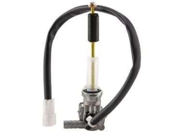 Rubinetto benzina maggiorato VMC con spia di riserva elettrica per serbatoio maggiorato VMC per Vespa 50/ 50 special/ ET3/ PK