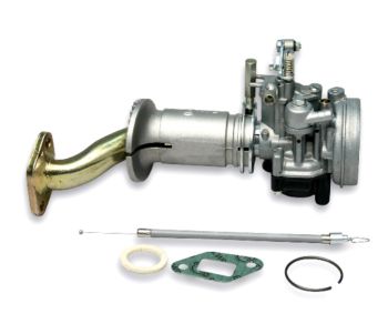 Kit carburatore SHB 16 e collettore aspirazione MALOSSI 16mm, 2 fori per Vespa 50/ N/ L/ R/ Special