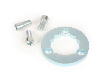 Kit bloccaggio dado mozzo posteriore + viti CASA PERFORMANCE, Super Safe, M7 per Lambretta LI 2°-3°/ LIS/ SX/ TV 2°-3°/ DL/ GP