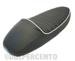 10Pollici - 22503 - Cuscino per sella ITALKAST MONOPOSTO per Vespa 50,  Special, Et3 Primavera - BIANCA (VERNICIABILE) - ITALKAST